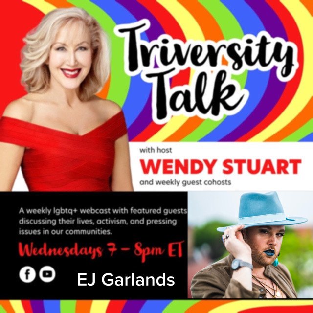 EJ Garlands Guests On TriVersity Talk With Host Wendy Stuart 7 PM ET Wednesday, June 24th, 2026