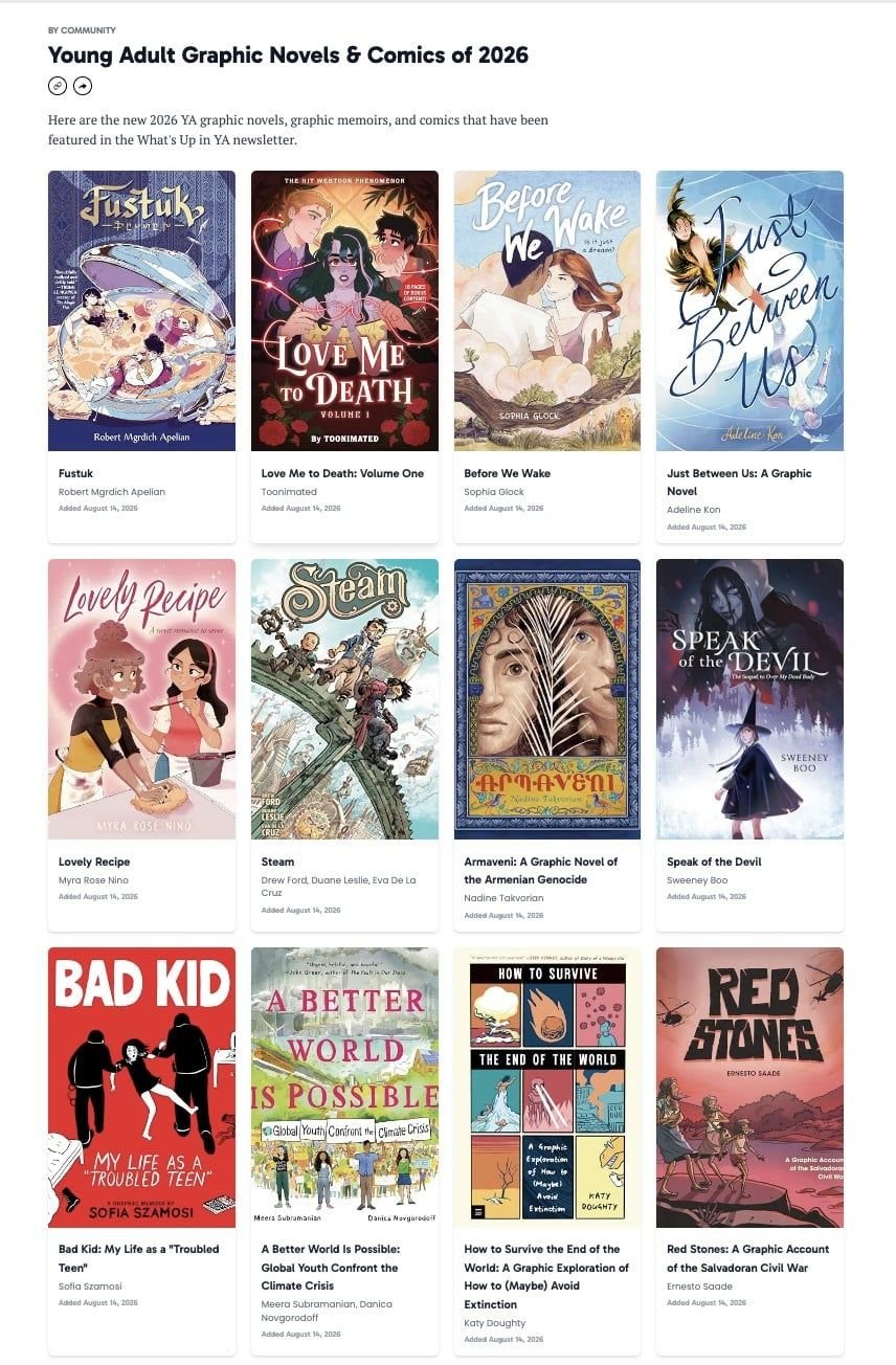 39 of the Best YA Graphic Novels and Comics of 2026