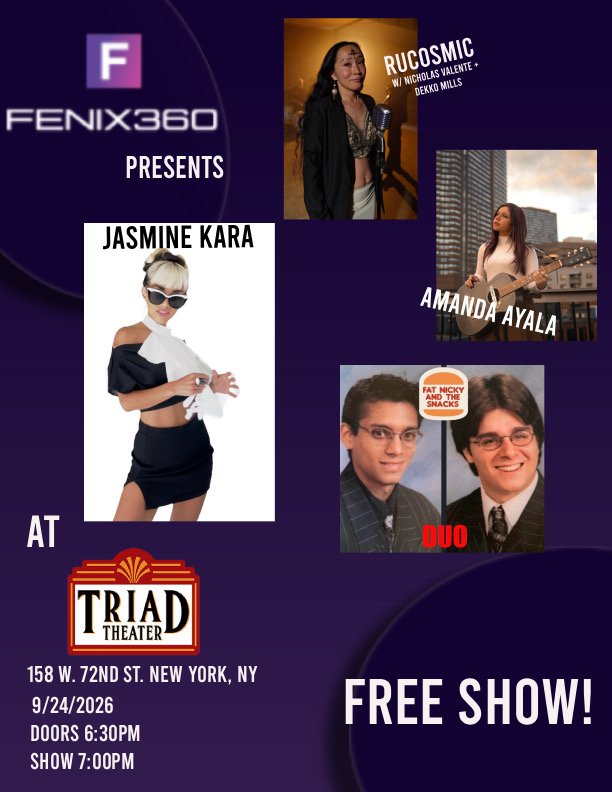 FENIX360 Presents a Free Night of Live Music at The Triad Theater in New York City